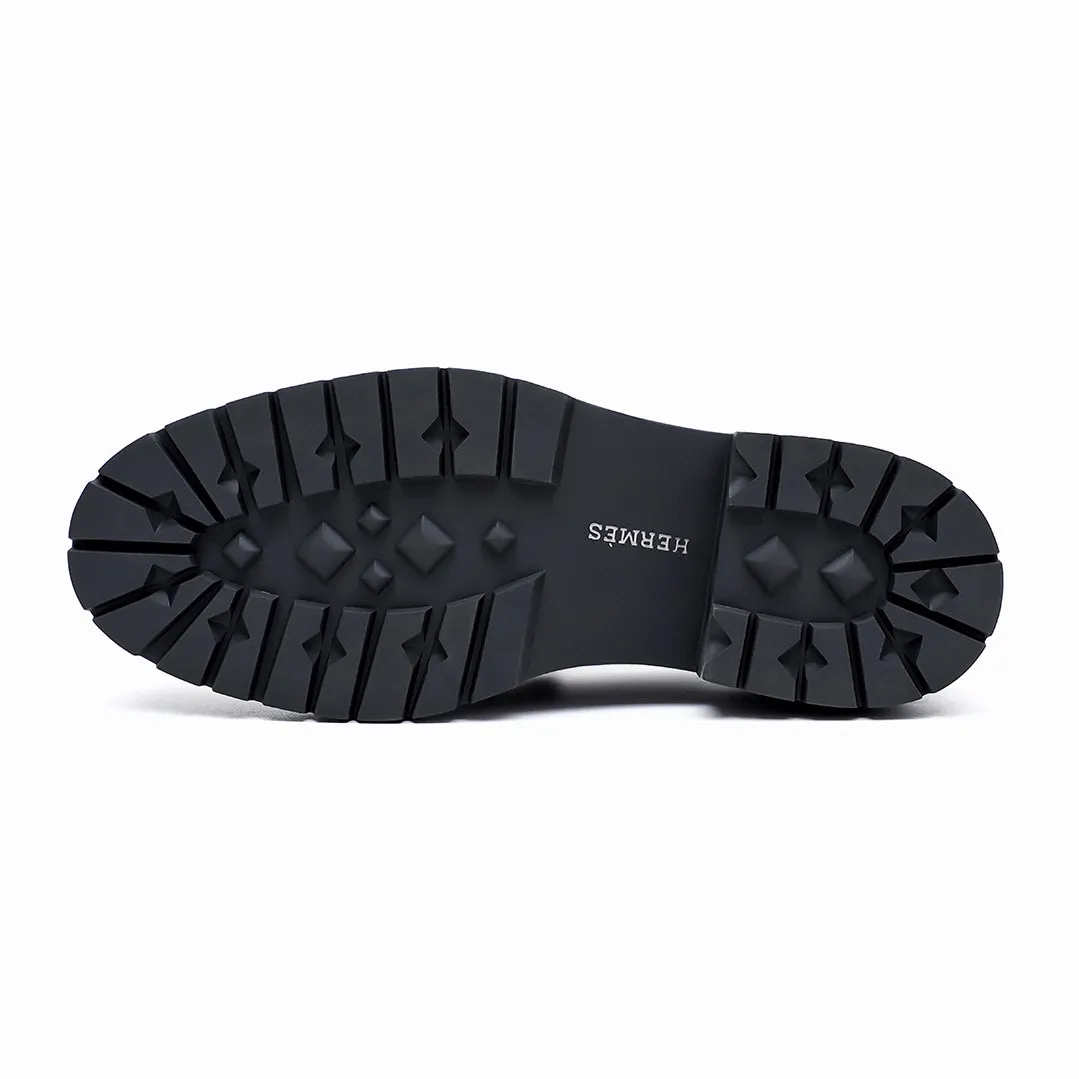 Men's shoes 💰700 💐[HERMES] popular men's shoes counter original items! The world's top brands...Luxury quality...//Fashion and high-end footwear 👍💪🏻...give you a low-key luxury comfort experience👍. The upper is made of pure Italian-imported original top-layer pebbled cowhide. Sweat-absorbent cowhide leather lining. Comfortable and breathable. The original rubber-plastic flower foam light outsole is high-end and classy. Luxurious and noble!! .. OEM factory shipment [Hug] stall.. Original plate. Welcome to taste..39-45 (38.45.46🉑️Customized)